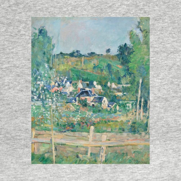 View of Auvers-sur-Oise-La Barriere by Paul Cezanne by Classic Art Stall